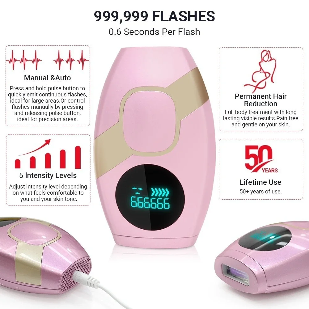 New IPL Hair Removal Handset for‎ At-Home Use